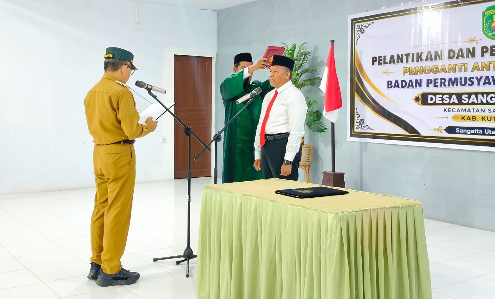 Ardiansyah Ingatkan Fungsi BPD Saat Kukuhkan PAW di Sangatta Utara
